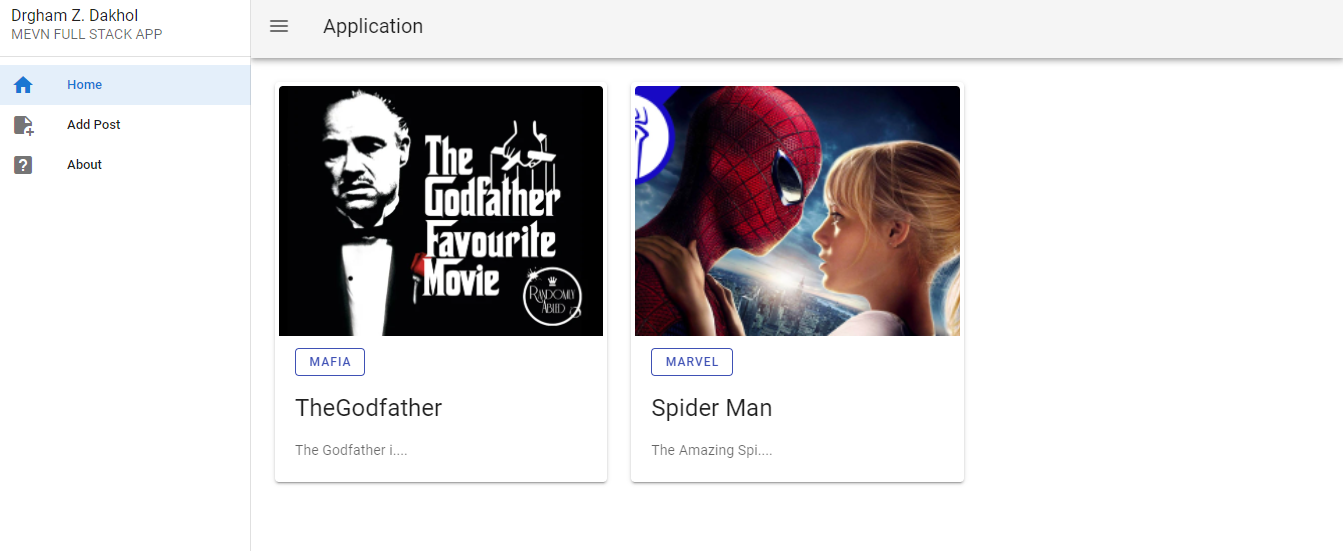 MEVN APP