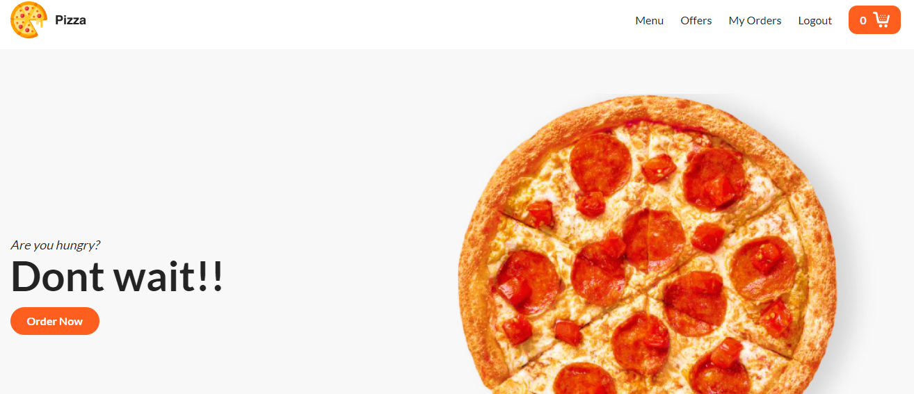 Real Time Pizza App